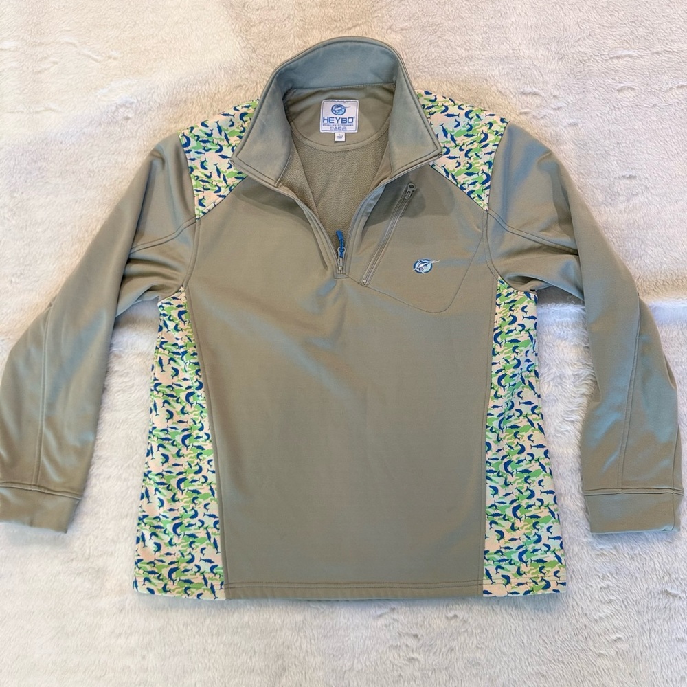 Key West Performance Jacket - Tan and Green